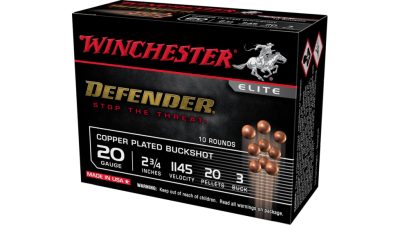 Winchester 20GA Copper Plated Buck Pellets, 2 3/4" (SB203PD)
