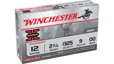 Winchester SuperX 12Ga 00 Buckshot, 2-3/4" (XB1200)