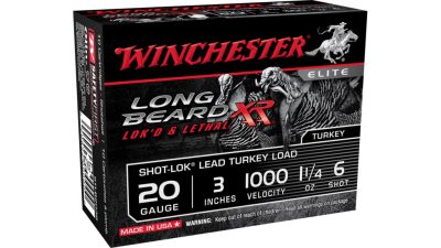 Winchester 20GA Turkey, 6-Shot, 3", 1-1/4oz. (STLB2036)