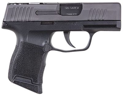 Sig Sauer P365 SAS 9mm Luger 3659SAS 3.10" 10+1 Black Steel, Black Polymer Grip