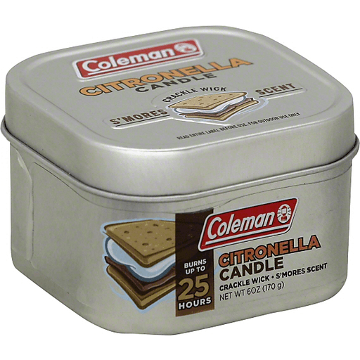 Coleman S'Mores Scented Citronella Tin Candle Mel's Outdoors