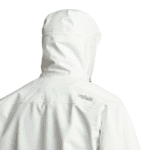 Demonstration of what back of hood looks like when in use
