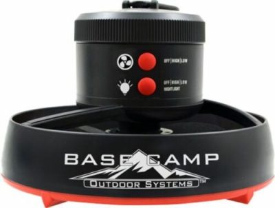 BaseCamp Tent Fan with LED Light