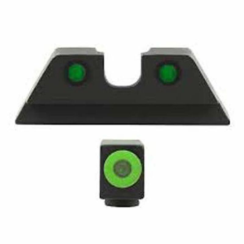 MEPROLIGHT HYPERBRIGHT DAY/NIGHT SIGHT GREEN (GLOCKFIXED SET FOR