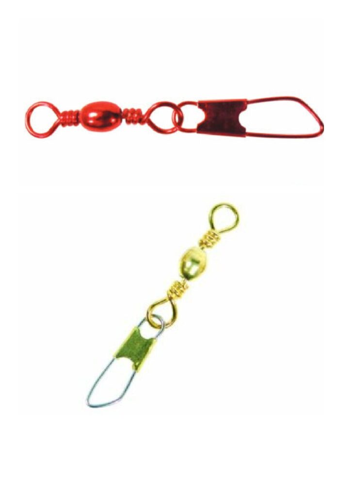 Eagle Claw Barrel Swivel With Safety Snap