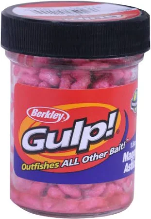 Berkley Gulp! Maggot - Pink - Mel's Outdoors