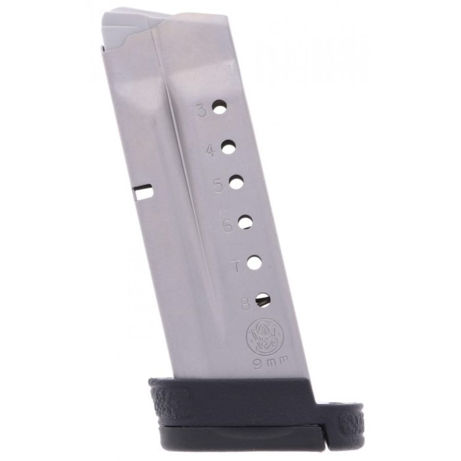 Smith & Wesson S&W M&P Shield 9mm 8-Round Stainless Steel Factory Magazine