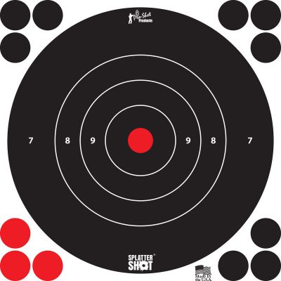 Pro-Shot Splatter White Bullseye