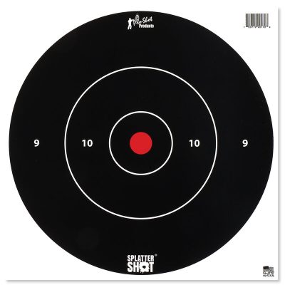 Pro-Shot Splatter Shot 12" White Bull's-eye Target