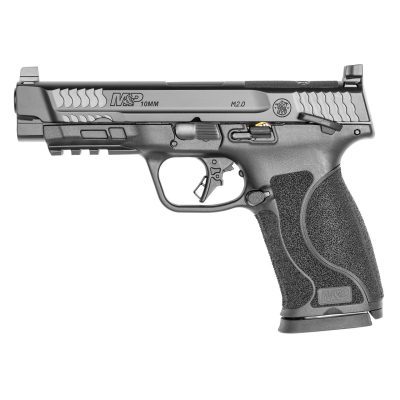 Smith & Wesson M&P M2.0 10mm, 4.6" Barrel, Manual Safety, Black, 15rd