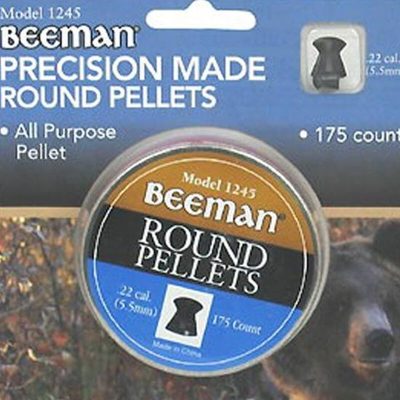 Beeman Precision Round Pellets .22 Caliber 175 Rounds 1245