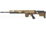 FN SCAR 20S 6.5 CREEDMOOR 20" 10+1 FLAT DARK EARTH BLACK ADJUSTABLE PRECISION STOCK BLACK HOGUE RUBBER GRIP - 38100543