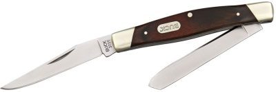 Buck Muskrat w/Two Blades & Woodgrain Handle 3-1/2"