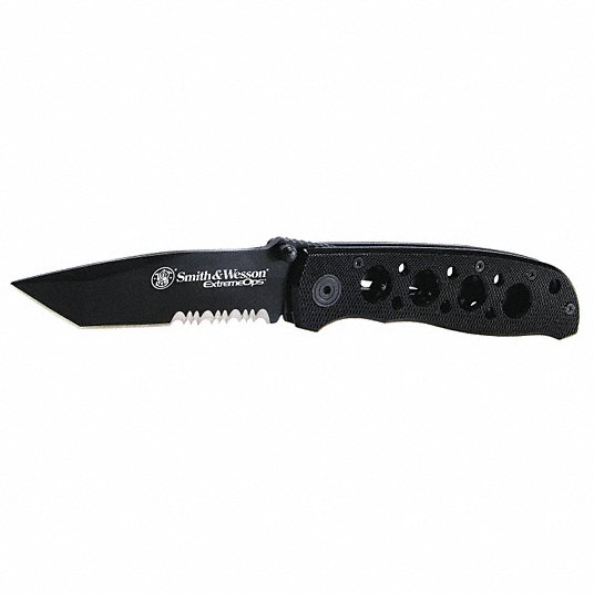 Smith & Wesson Serrated Folding Knife Mel's Outdoors