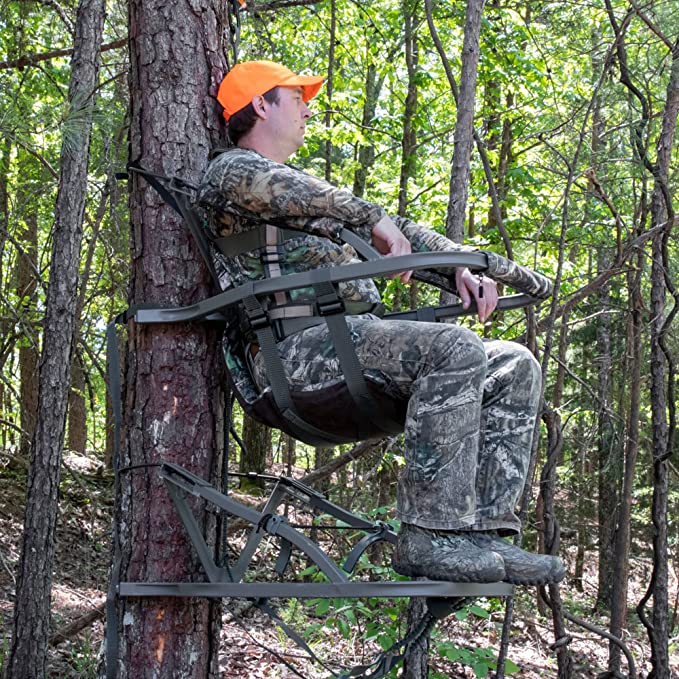 Summit Treestands Goliath SD Climbing Treestand, Mossy Oak Mel's Outdoors