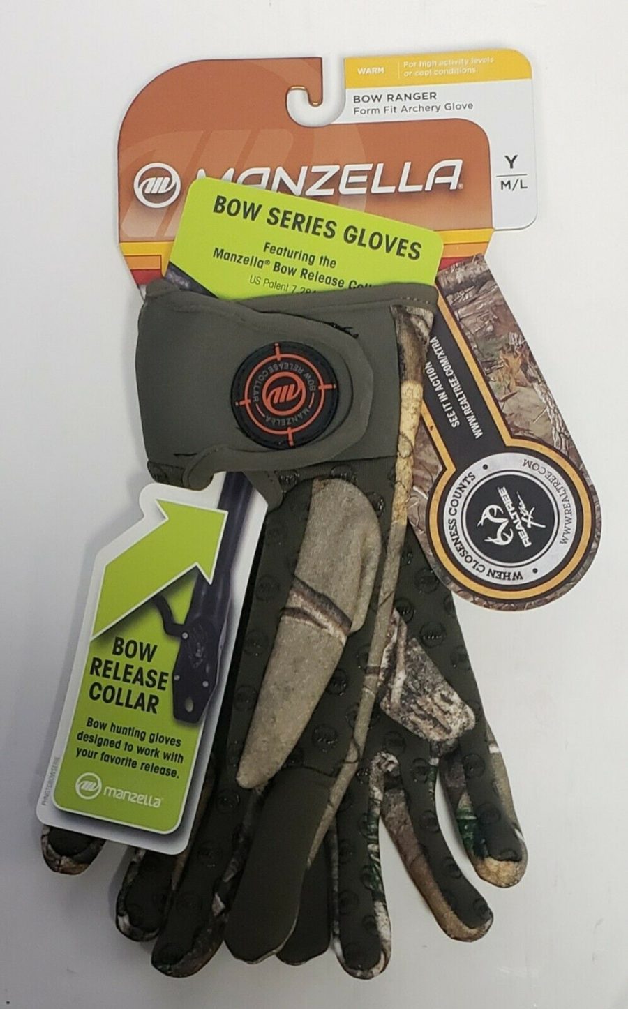 manzella bow ranger hunting gloves