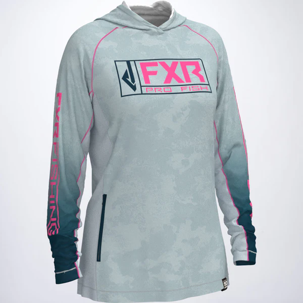 FXR Womens Tournament UPF Pullover Hoodie Mel's Outdoors