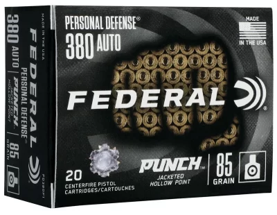 Federal Personal Defense Punch 380 Auto