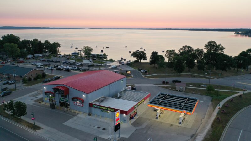 Mel’s Sport Shop Drone Photo Provided by the West Central Walleye League – 2021