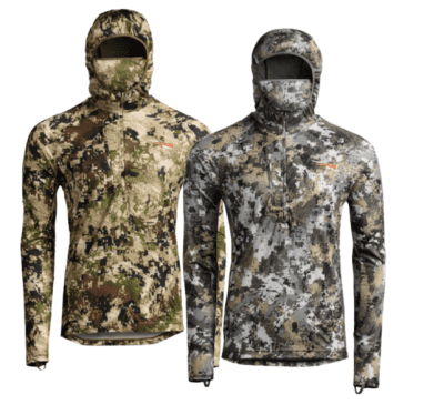 We also offer camo tones, including this ultra-lightweight, moisture-wicking jacket that helps prevent mosquito bites.