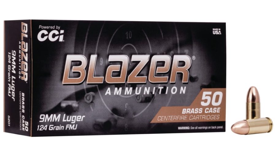 CCI Blazer 9mm 124GR FMJ