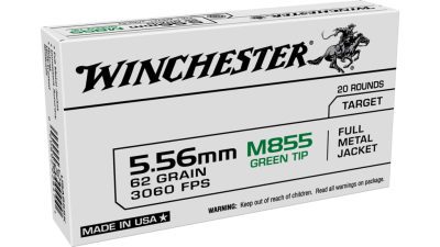 WINCHESTER 5.56 62 grain FMJ
