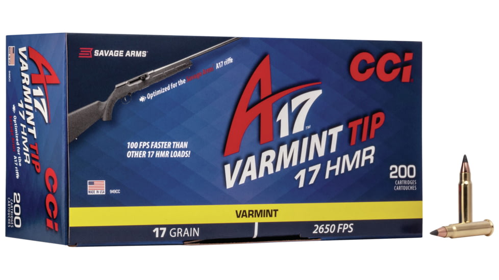 CCI 17HMR 17GR Tipped Varmit CCI 17HMR 17GR Tipped Varmit