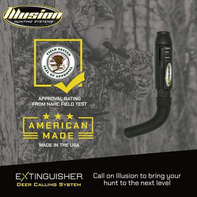 Illusion Game Call System Extinguisher Deer Call Black