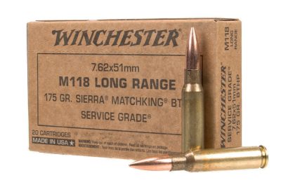 WINCHESTER M118 LR 7.62X51 175GR