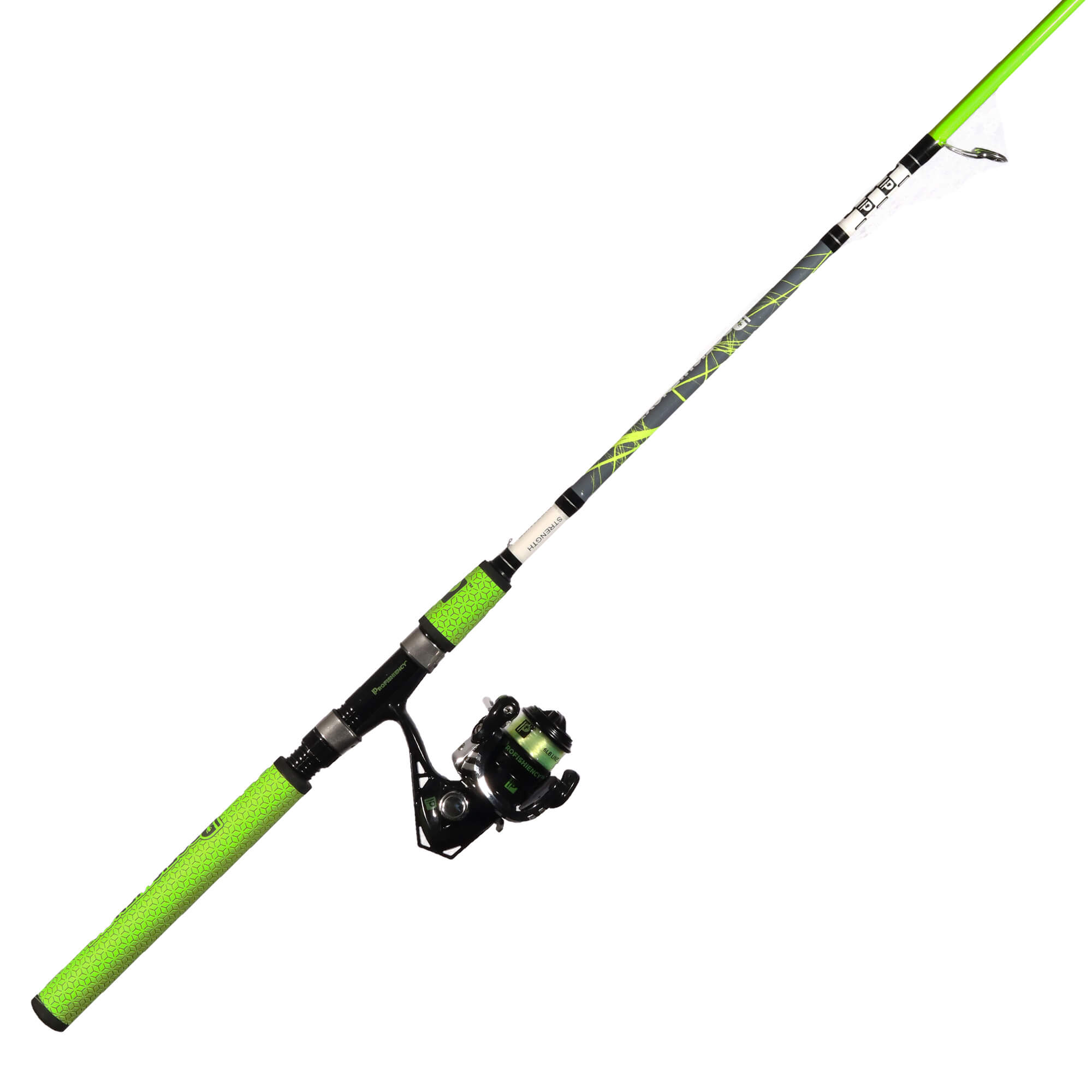 Profishiency Pro 5'6″ Micro High-VIS Green Spinning Combo - Mel's Outdoors