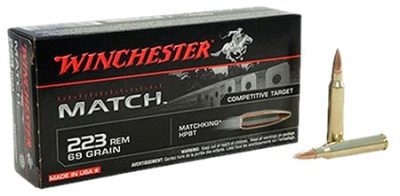 Winchester Match 223 Remington 69 Grain
