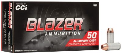 CCI Blazer Aluminum 10MM 200GR FMJ