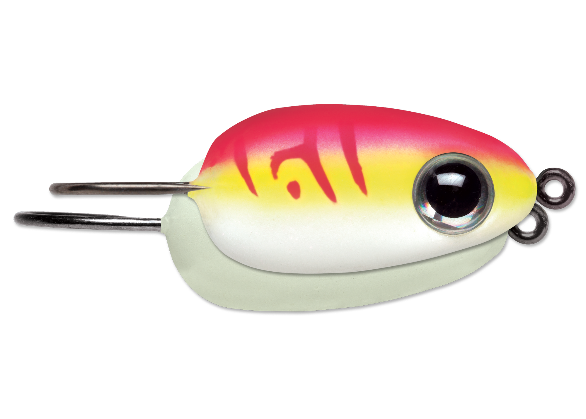 VMC Tear Drop Jig - 1/16oz - Glow Green Fire