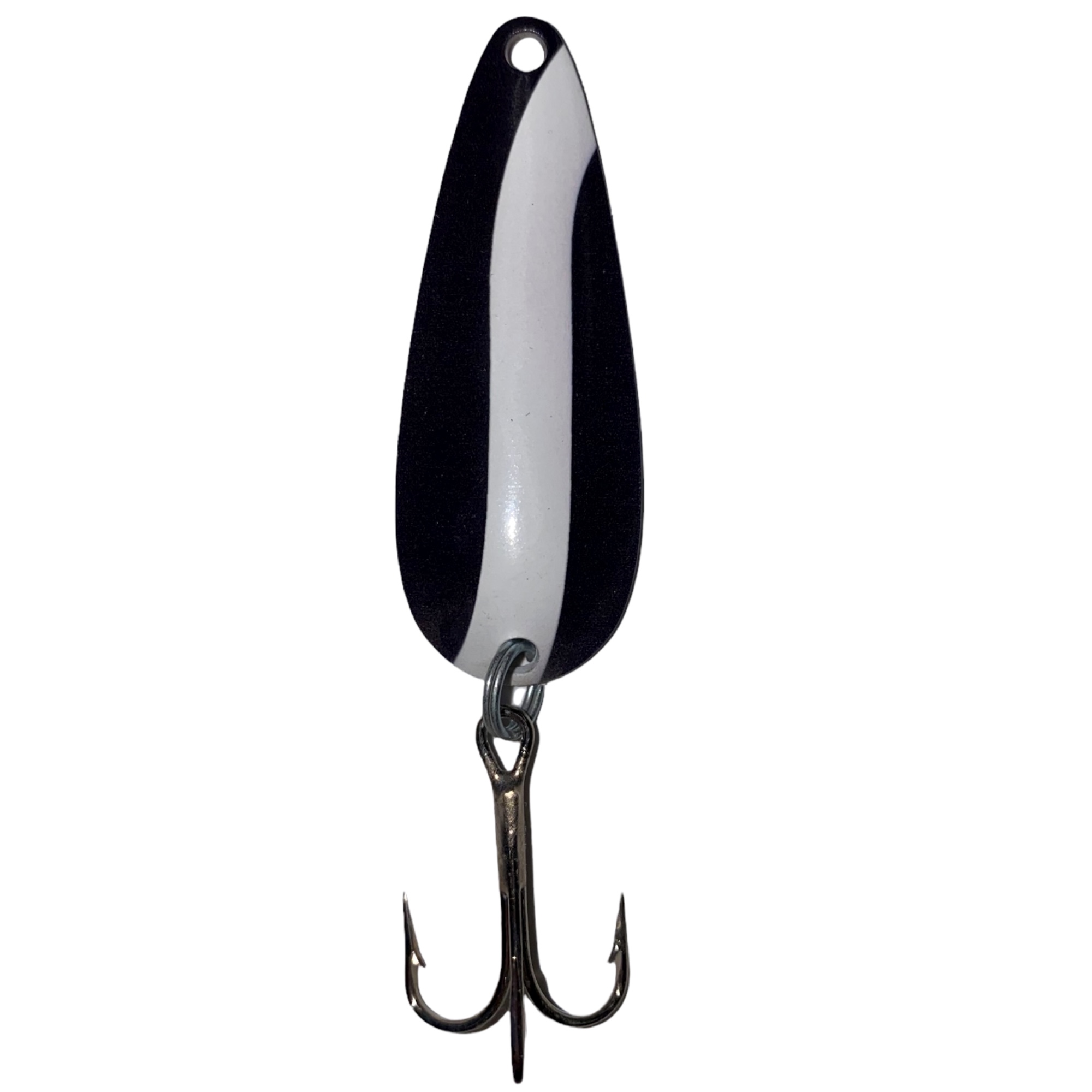 Three Eppinger Cop-E-Cat IMP Black/White Fishing Spoons 3/4 oz 2 5
