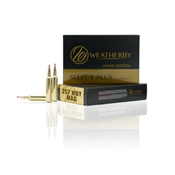 Weatherby .257 WBY Mag Select Plus 100Gr Swift Sirocco 20rds