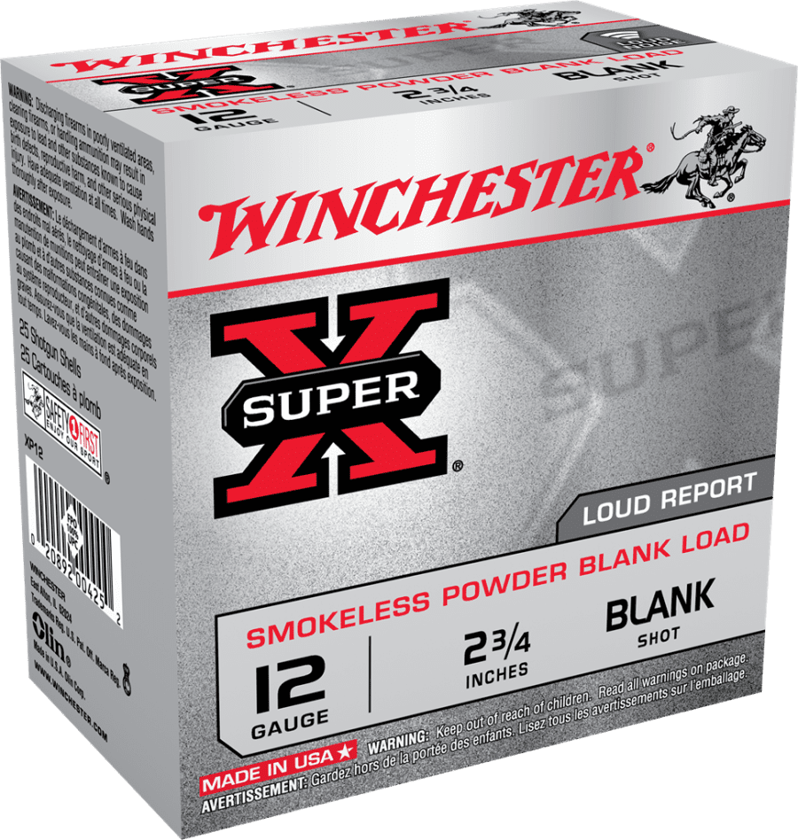 Winchester Super X Blanks 12ga 2.75"