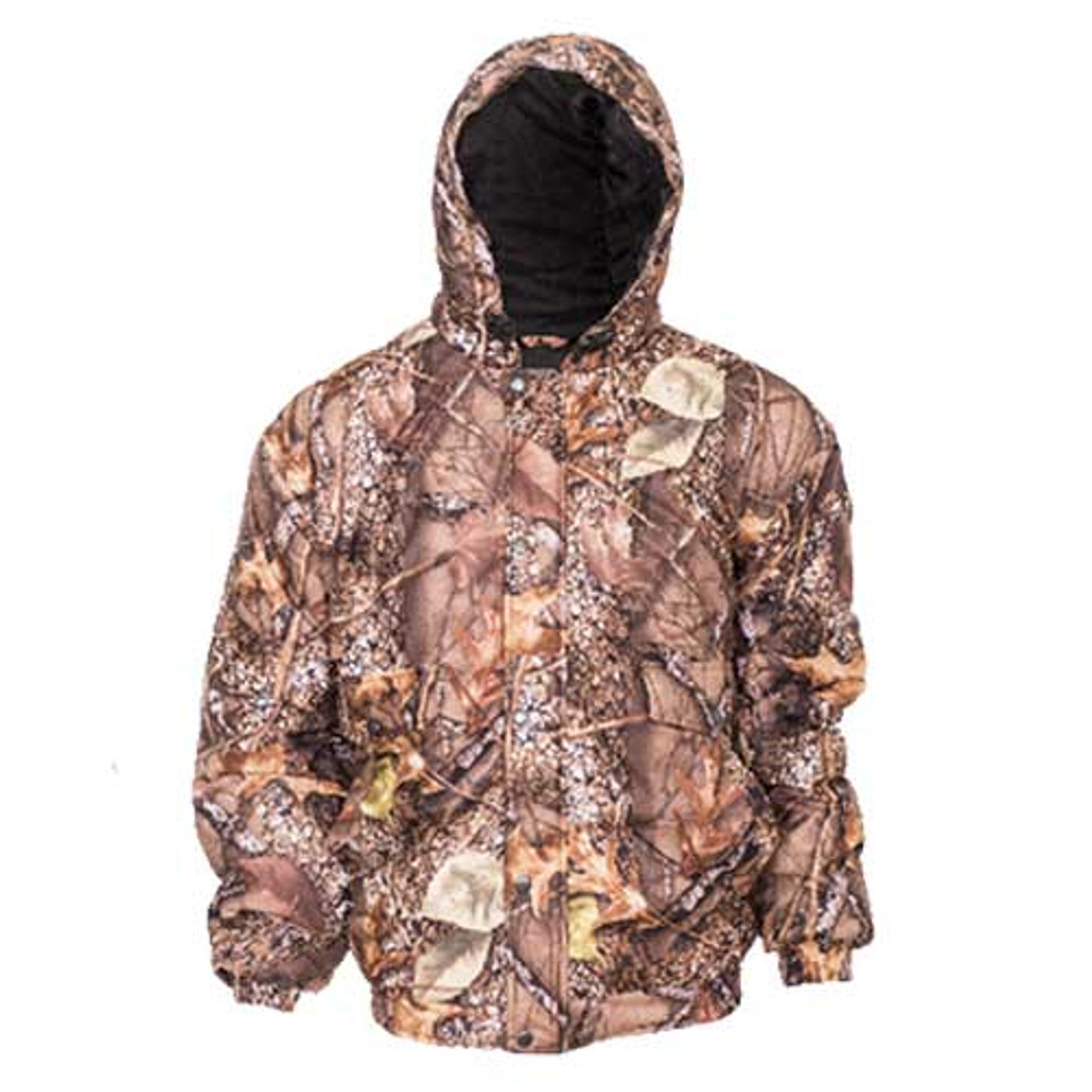 thumbnail interactive-video image 1 of Ladies' Realtree Camo Hunting Jacket – Heavy Padded, Waterproof & Quiet For The Field 1 of 2