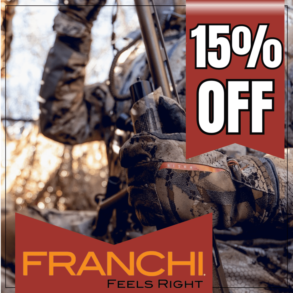 15% Off All Franchi with Coupon Code "Franchi" at checkout