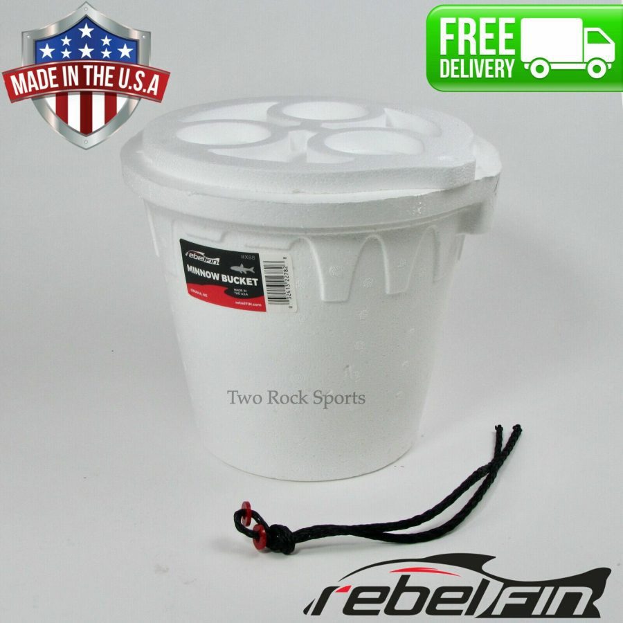 RebelFin Minnow Foam Bucket Mel's Outdoors