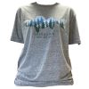 Blue 84 Mel's Sport Shop Walleye with Pines T-Shirt in Grey