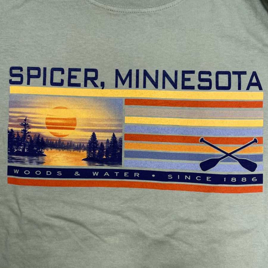 Spicer Minnesota Woods & Paddles T-Shirt Green