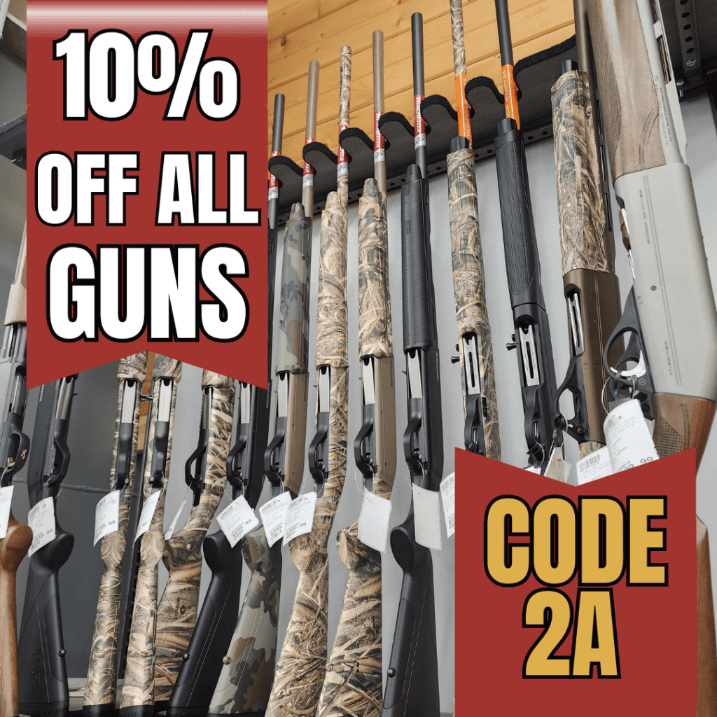 10% Off All Guns with Code 2A