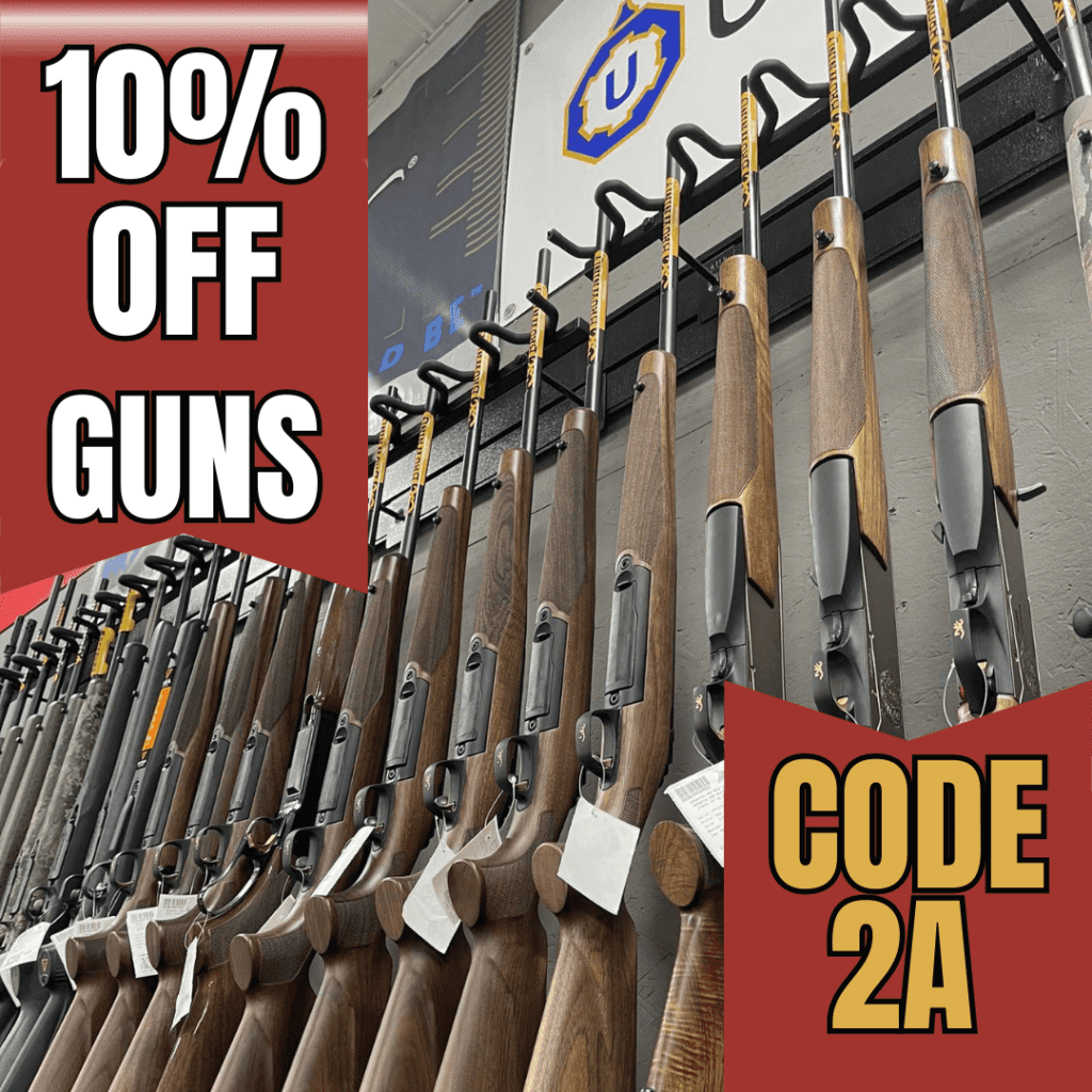 10% Off Guns with Code 2A