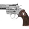 Colt Python .357Mag SS, Wood Grip Revolver, Model D, 3"BBL (SP3WTS)