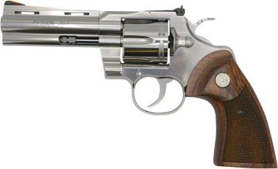 Colt Python 4.25" .357 Mag SS Wood Grips (SP4WTS)