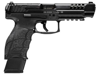 HK 81000592 VP9L Optics Ready 9mm Luger 5" 20+1 (3) Black Black Interchangeable Backstrap Grip Night Sights Pistol