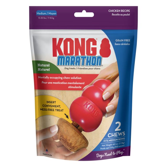 KONG Marathon 2Pk Chicken Small KONG Marathon 2Pk Chicken Small