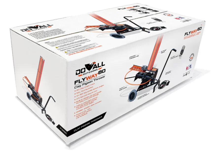 DO-ALL TRAPS FLYWAY 80 CLAY PIGEON THROWER FW80