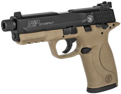 Smith & Wesson M&P Semi-Automatic Pistol Striker Fired Compact 22LR 3.5in. BBL 10242