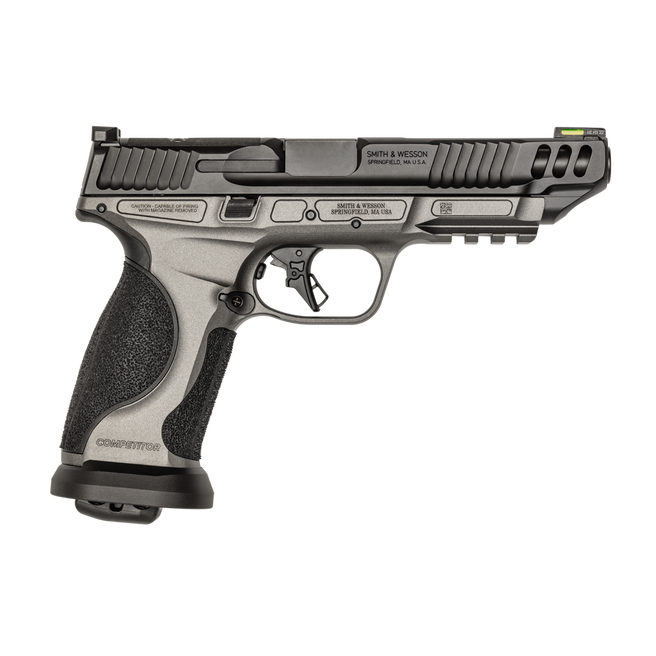Smith and Wesson M and P9 2 point 0 Competitor 2 Tone 9mm 5 in. BBL 13718 from the right